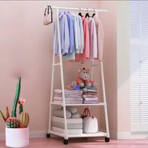Cintre universel à roulettes T1, support pour vêtements de chambre à coucher