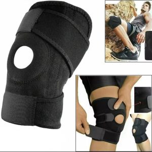 Genouillère avec compression réglable pour hommes et femmes, genouillère, manche, récupération des blessures, stabilisateur rond